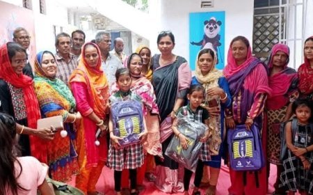 Helping Hands Trust and Cares Global Distributed School Opening Kits to Pak Refugees Families Children's at Meshana, Gujarat.