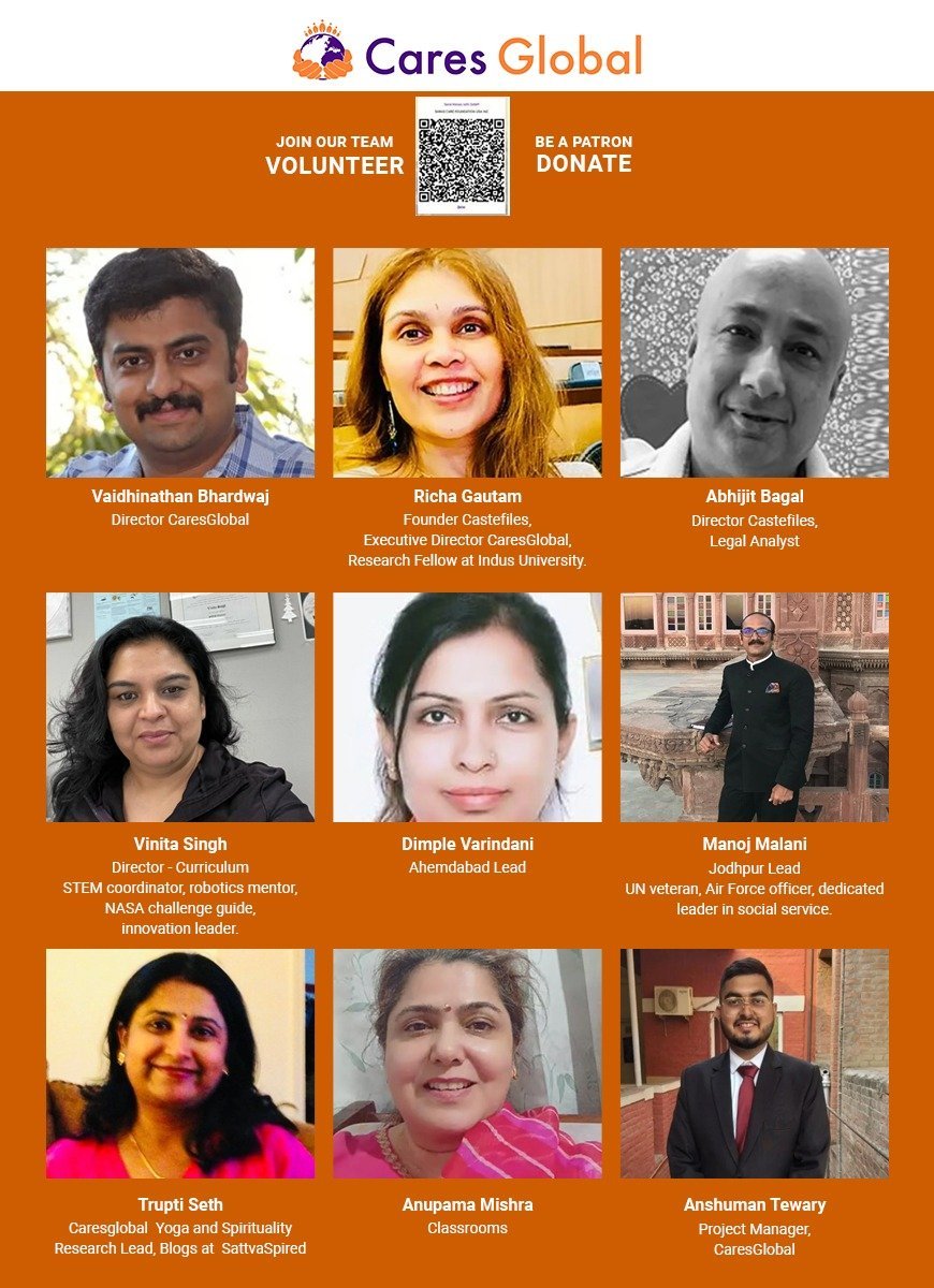 At CasteFiles & Caresglobal, It is Gratitude Week and We Thank Our Donors For Their Support!!